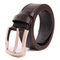 金狐狸FOXER休闲男士针扣皮带501067F20B咖啡色E