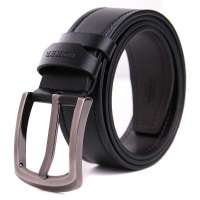 金狐狸FOXER休闲男士针扣皮带501067F20A黑色B