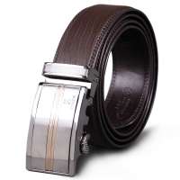 金狐狸FOXER男式海狮纹双面腰带501073F03B咖啡色C