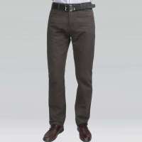 HODO红豆男装直筒纯棉商务休闲裤HDZXS2306(Y33深褐色32)