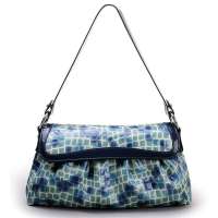 金狐狸FOXER时尚女式单肩包910005F1G蓝色