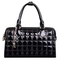 金狐狸FOXER高端经典手提箱型包905026F1A黑色