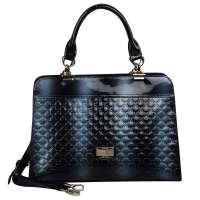 金狐狸FOXER压花渐变高档手提斜挎包926007F1G蓝色