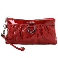 金狐狸FOXER美丽人生 高雅女士化妆晚宴包110001-2C红色