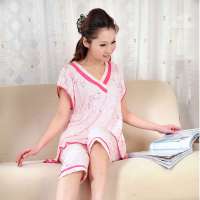 金丰田夏日女士睡衣粉红色(XL)1727