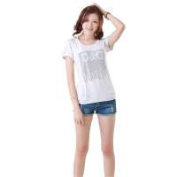 仙子宜岱时尚魅力针织衣白色(165/95)4217