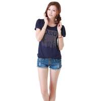 仙子宜岱时尚魅力针织衣蓝色(165/95)4217