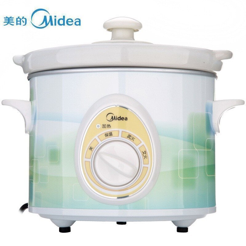 美的(Midea)WBGH18A白瓷内胆电炖锅1.8升/1.8L