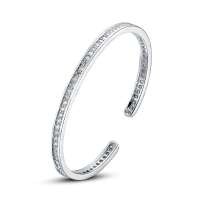 唯一(Winy) 925纯银手镯 幸运花环 S925纯银手镯 送精美包装 035SZ4