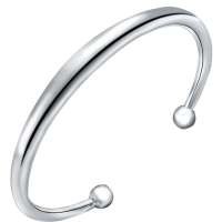 唯一(Winy) S990足银手镯 美丽光环  足银手镯  星瑞 约13-14g  配权威证书 送精美包装 069SZ4