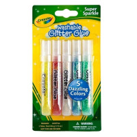 美国绘儿乐5色可水洗超炫闪光胶水笔69-3505