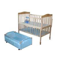 笑巴喜多功能实木婴儿床LMY188