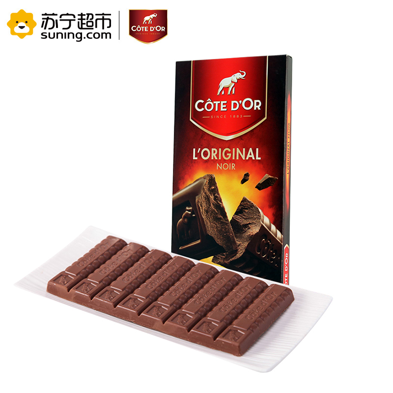 克特多金象(COTE DOR) 黑巧克力--排装 100g/盒