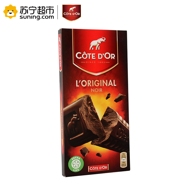克特多金象(COTE DOR) 黑巧克力--排装 100g/盒