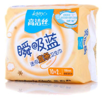 高洁丝迷你卫生巾直条10+2片