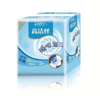 高洁丝纤巧干爽护翼卫生巾量多日用10片