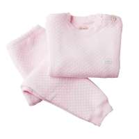 子雅贝贝加厚圆形粉色空气层肩开100