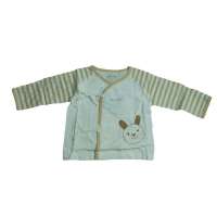 子雅贝贝无缝印花小兔子上衣偏衫59