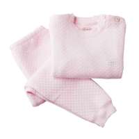 子雅贝贝加厚圆形粉色空气层肩开90