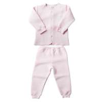 子雅贝贝加厚圆形粉色空气层对开80