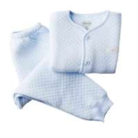 子雅贝贝加厚圆形蓝色空气层对开73