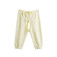 子雅贝贝黄色开档下装裤子52