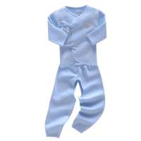 子雅贝贝蓝色菱形空气层偏衫52