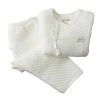 子雅贝贝加厚圆形白色空气层偏衫59