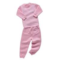 子雅贝贝加厚菱形粉色空气层肩开90