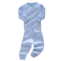 子雅贝贝加厚菱形蓝色空气层对开80