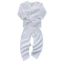 子雅贝贝白底印花棉毛偏衫蓝色小礼帽59