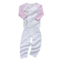 子雅贝贝棉毛无缝拼接偏衫印花红星52