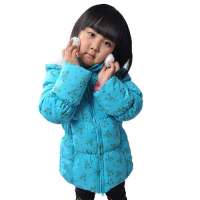 雪精灵喜洋洋卡通女童羽绒服外套WG9002(蓝色)130码