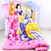 迪士尼全棉活性印花白雪公主冬被