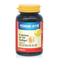 渔夫堡钙加维D软胶囊(液体钙)1g/片*30粒