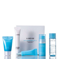 兰芝基础保湿5件套水25ml+啫喱5ml+精华10ml+霜10ml+粉底10ml