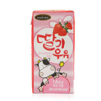 韩国原装进口YONSEI延世草莓牛奶饮料200ml