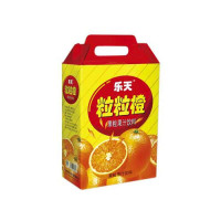 乐天粒粒橙果粒果汁饮料