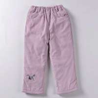 皇家宝贝秋冬男女童平织铺棉长裤28233302浅粉80