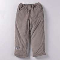 皇家宝贝秋冬男女童平织铺棉长裤28233302咖啡色73