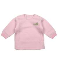 E-baby如意宝贝地瓜熊暖棉肩开上衣E092324浅粉/80