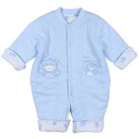 E-baby如意宝贝梦宝宝保暖前开双用袍E115418浅蓝/59