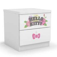 HelloKitty酷漫居儿童家具KT梦幻玫瑰床头柜/储物柜