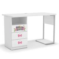 HelloKitty酷漫居儿童家具KT梦幻玫瑰学生书桌/学习书桌