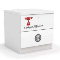 迪士尼酷漫居儿童家具汽车风暴床头柜/储物柜