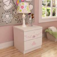 迪士尼酷漫居儿童家具公主游仙境床头柜/储物柜