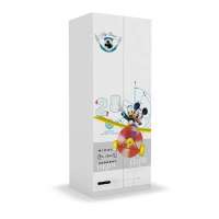 迪士尼酷漫居儿童家具米奇大冒险2门衣柜/储物柜