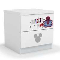 迪士尼酷漫居儿童家具米奇男公爵床头柜/储物柜