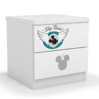 迪士尼酷漫居儿童家具米奇大冒险床头柜/储物柜