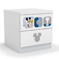 迪士尼酷漫居儿童家具米奇酷王子床头柜/储物柜